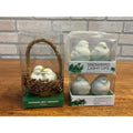 Vintage Department 56 Christmas Snowbird Light-Ups Lot Clip-on Bisque Ornaments and Nesting Pair