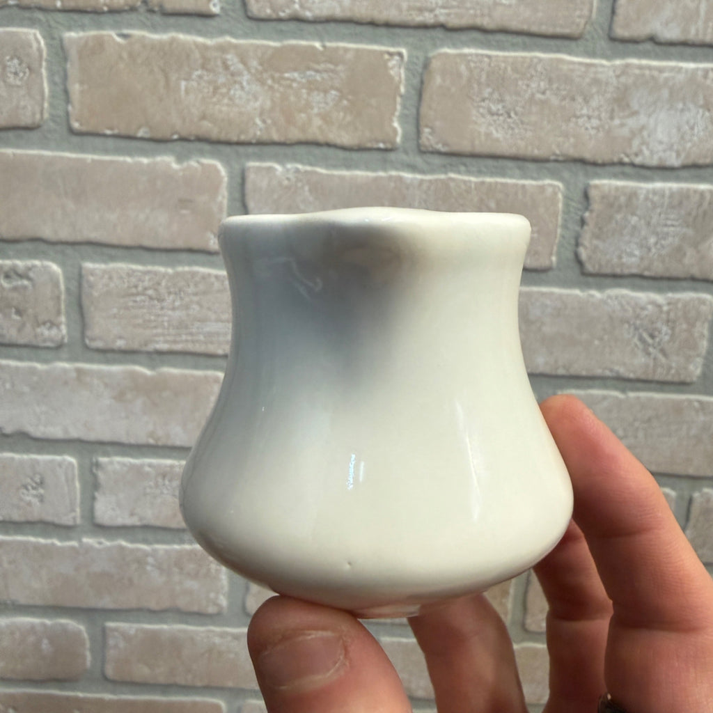 Syscoware Ceramic Creamer Pitcher Tall White Ironstone Kitchen Decor
