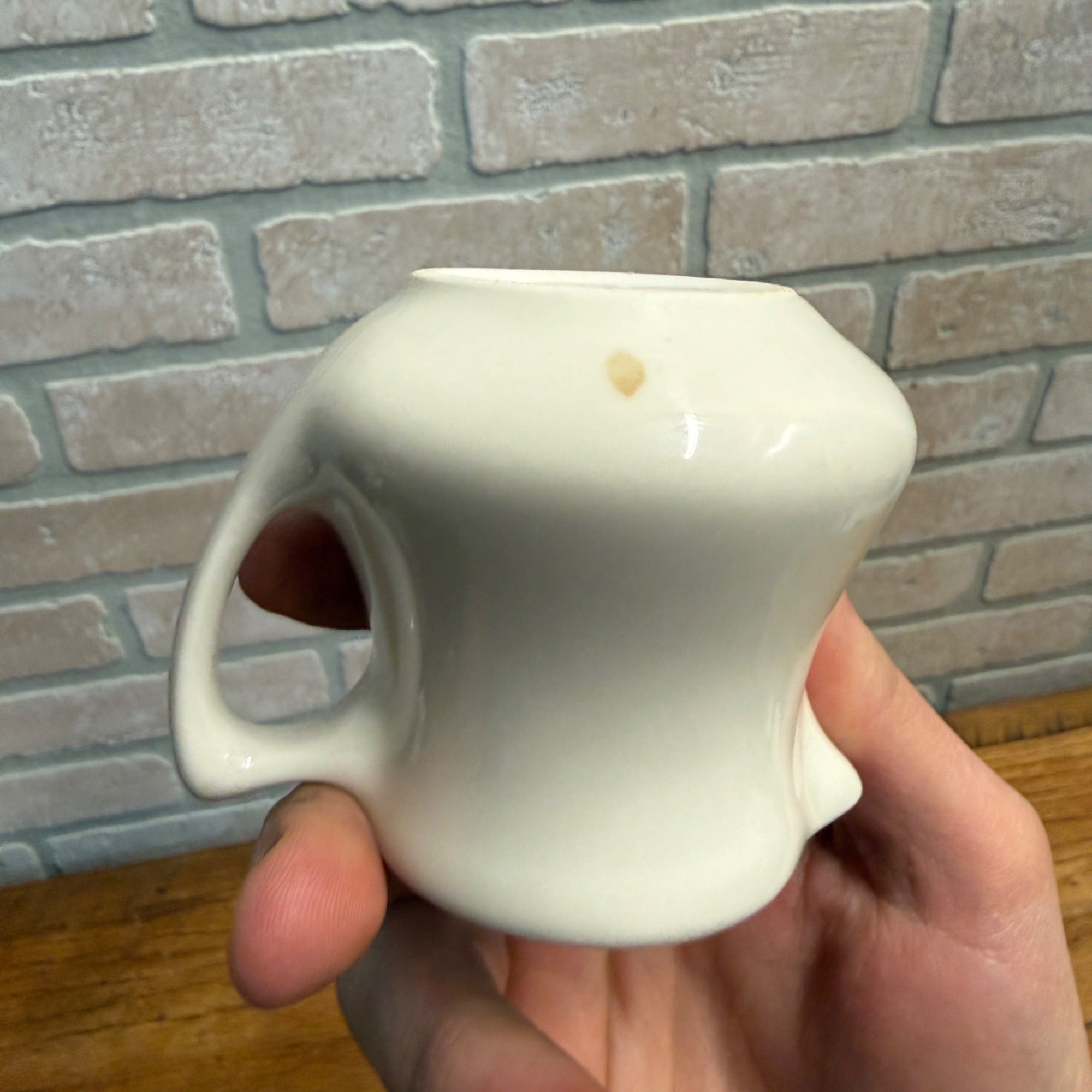 Syscoware Ceramic Creamer Pitcher Tall White Ironstone Kitchen Decor