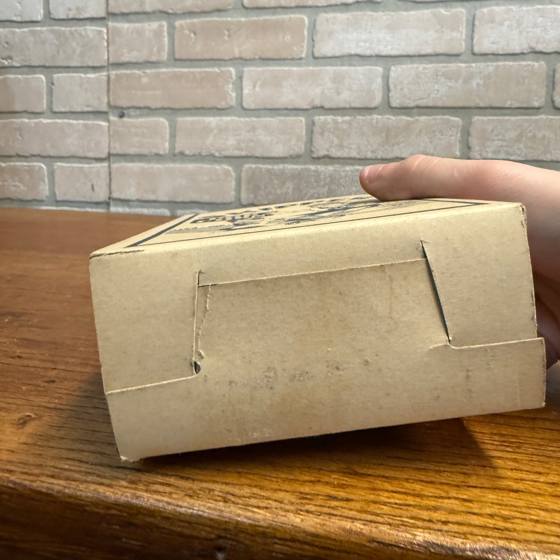 Vintage Skipper Box Carton Popcorn Sailor Boy Dog Advertising Movie Theater Decor