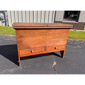 Antique Primitive 19th c. Dry Goods Storage Bin w/ Drawers Country Store Double Door