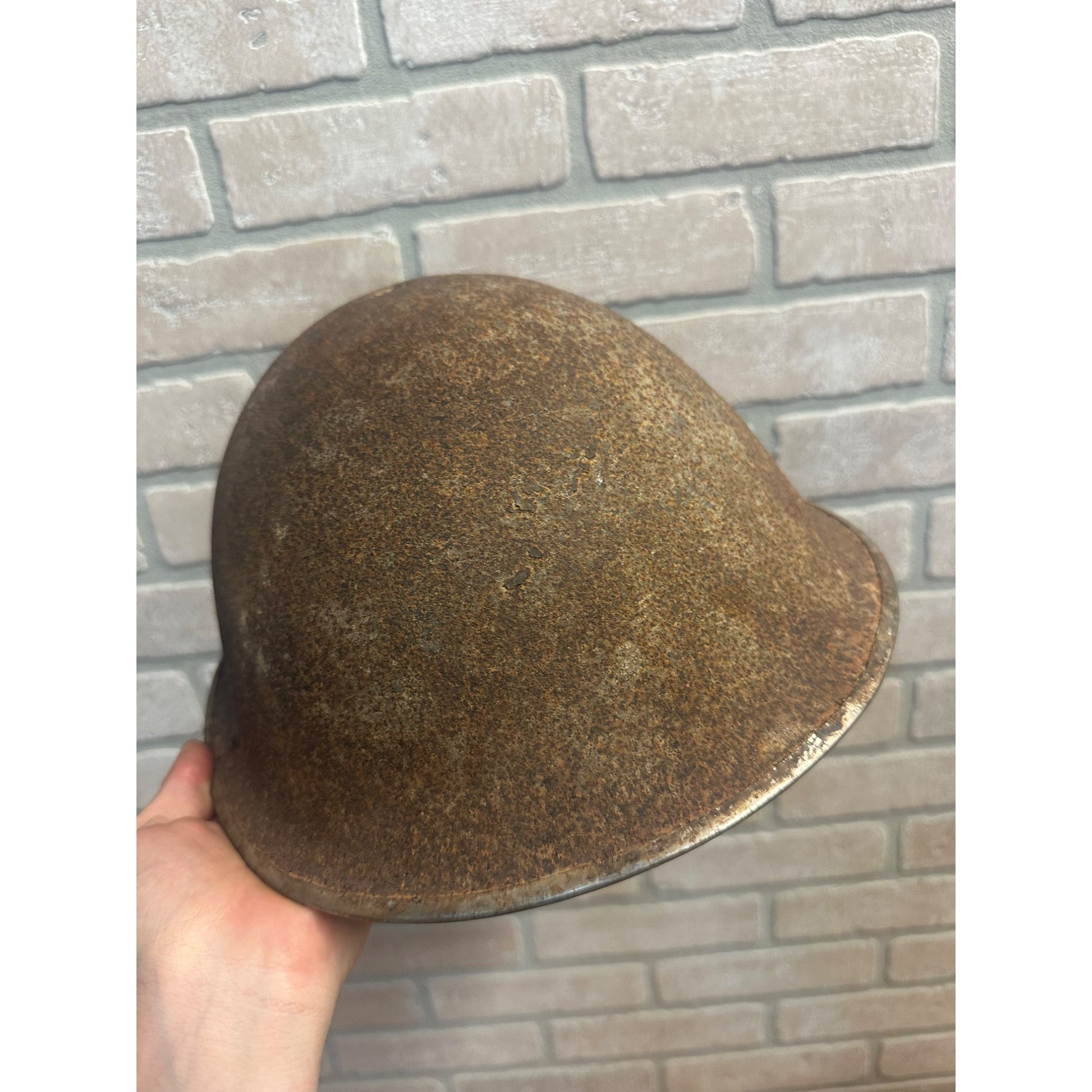 Original WWII Canadian / British Army Helmet Metal - No Liner