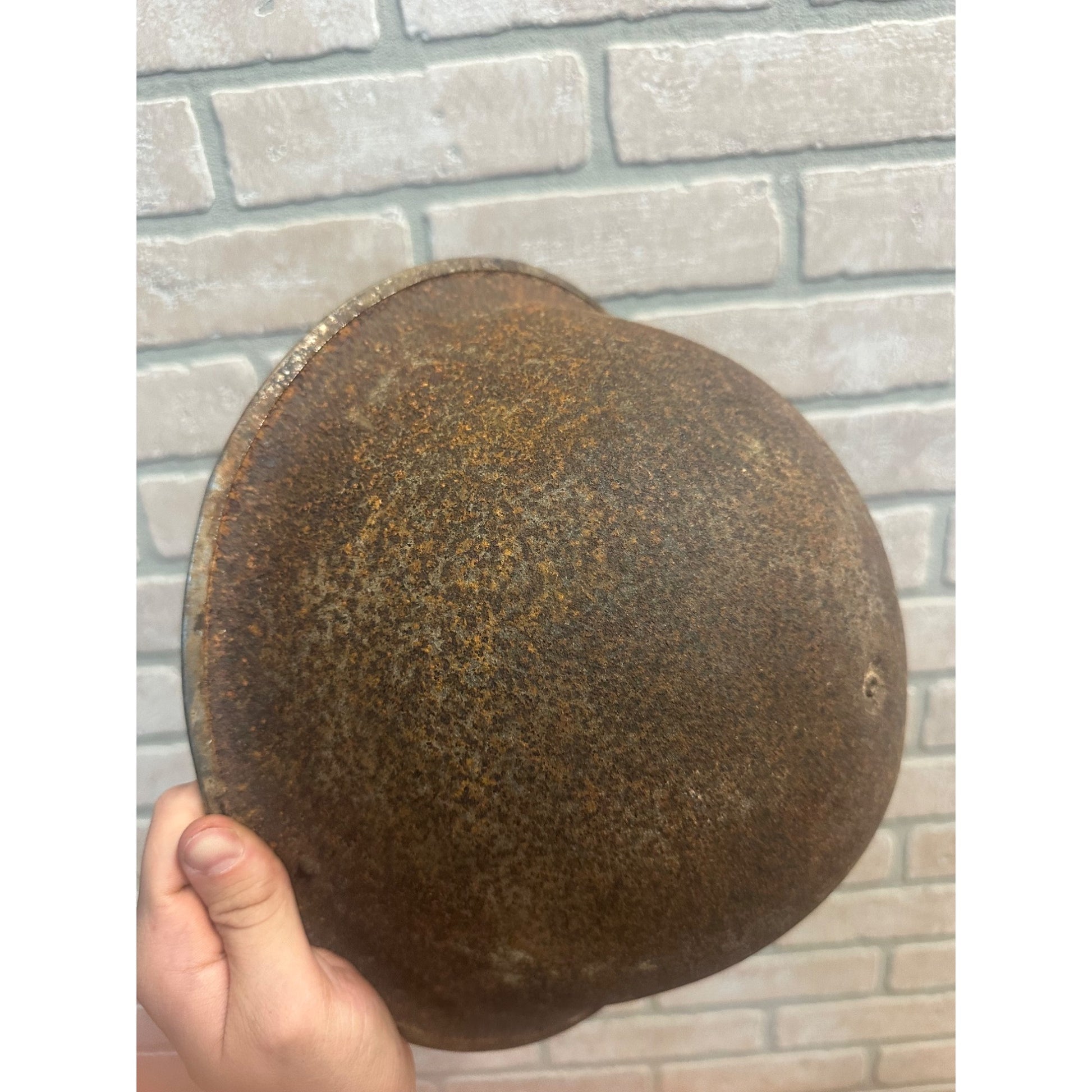 Original WWII Canadian / British Army Helmet Metal - No Liner