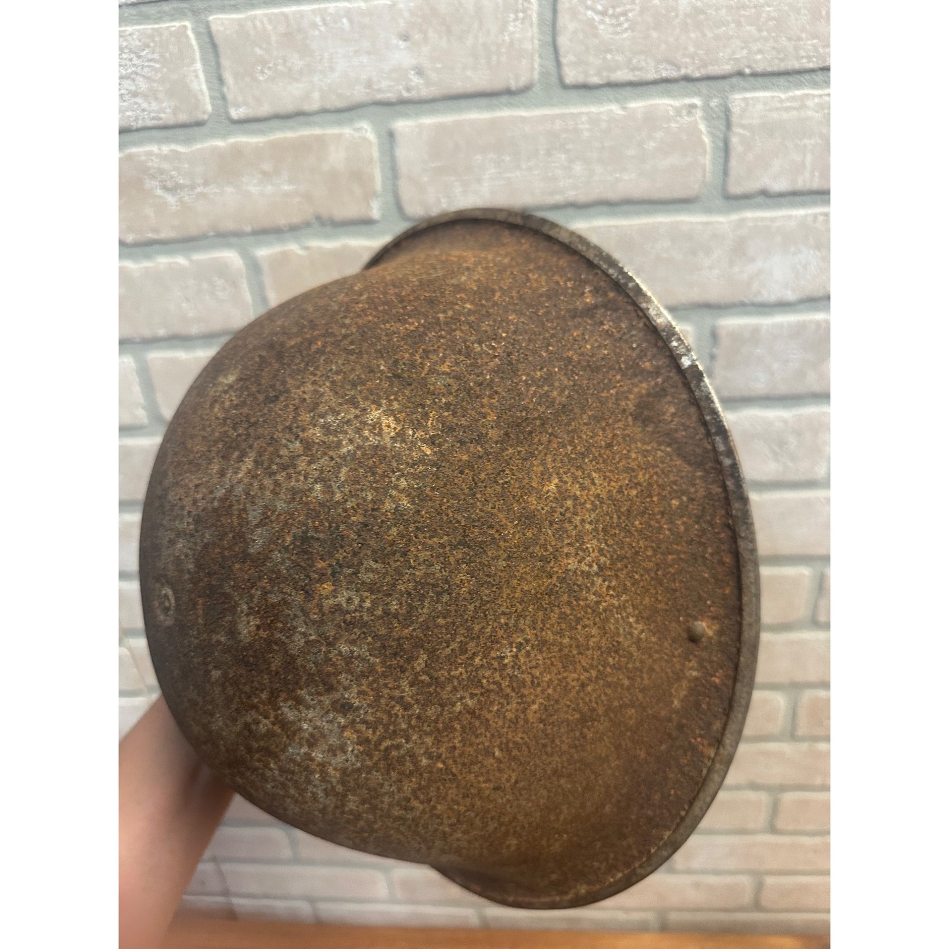 Original WWII Canadian / British Army Helmet Metal - No Liner