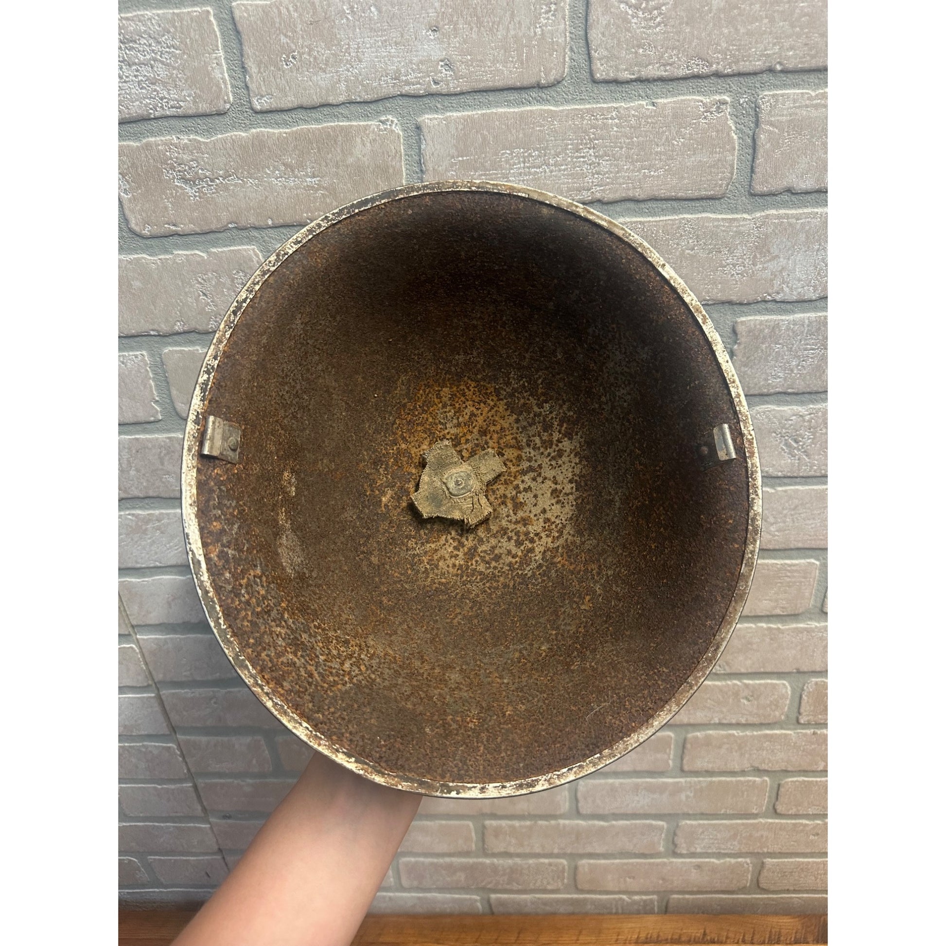 Original WWII Canadian / British Army Helmet Metal - No Liner