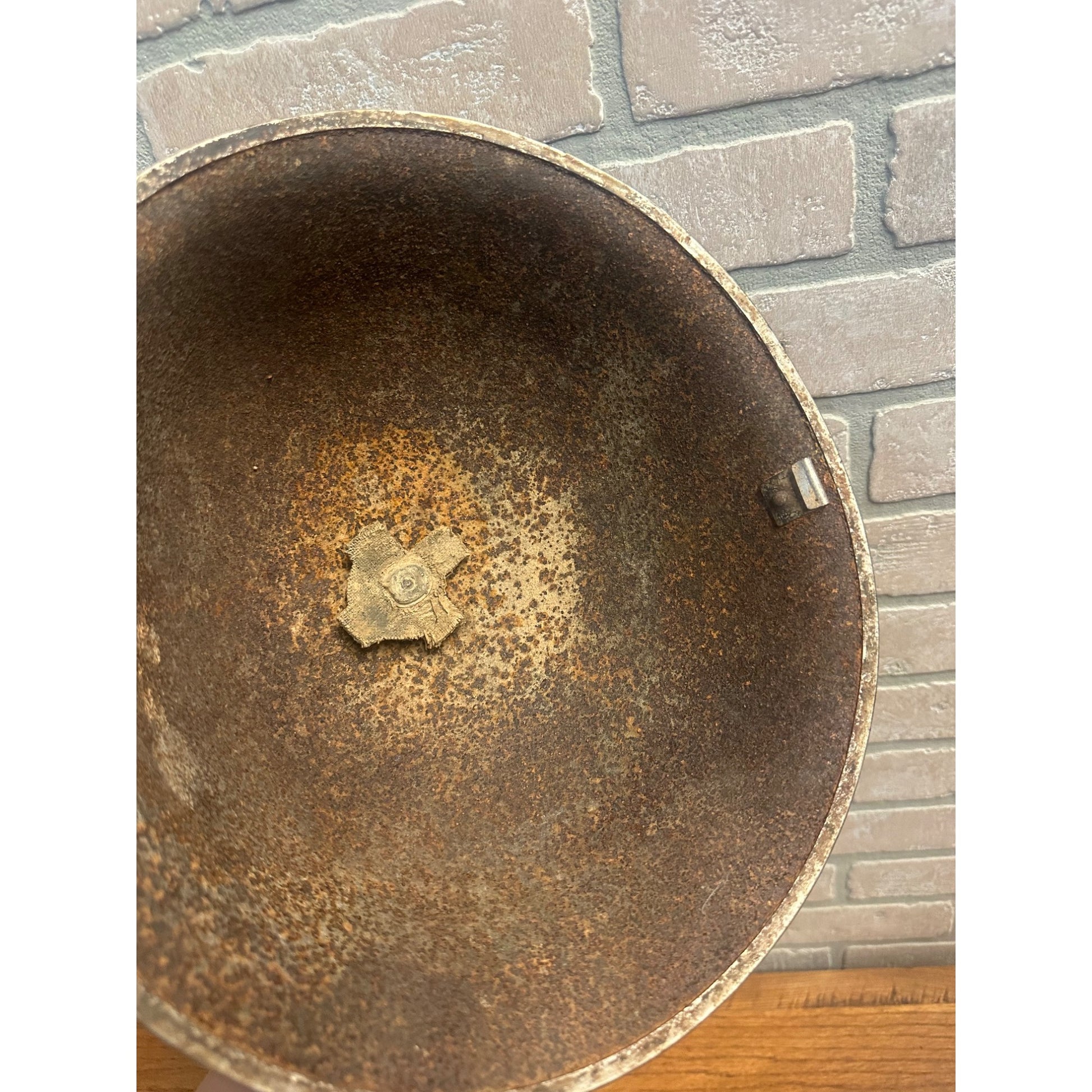Original WWII Canadian / British Army Helmet Metal - No Liner