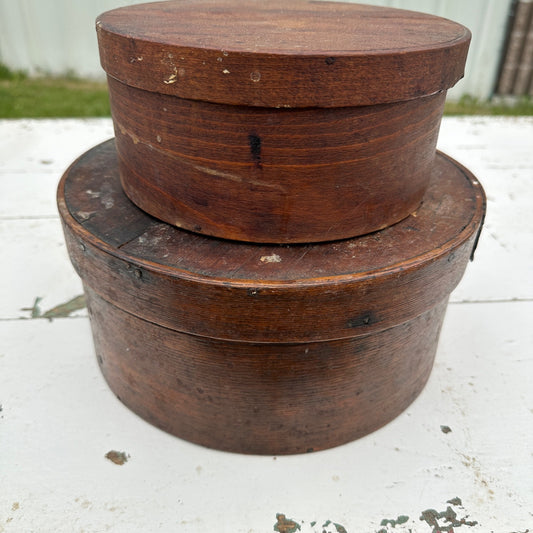 Antique 19th Century Bent Wood Pantry Box Primitive Country