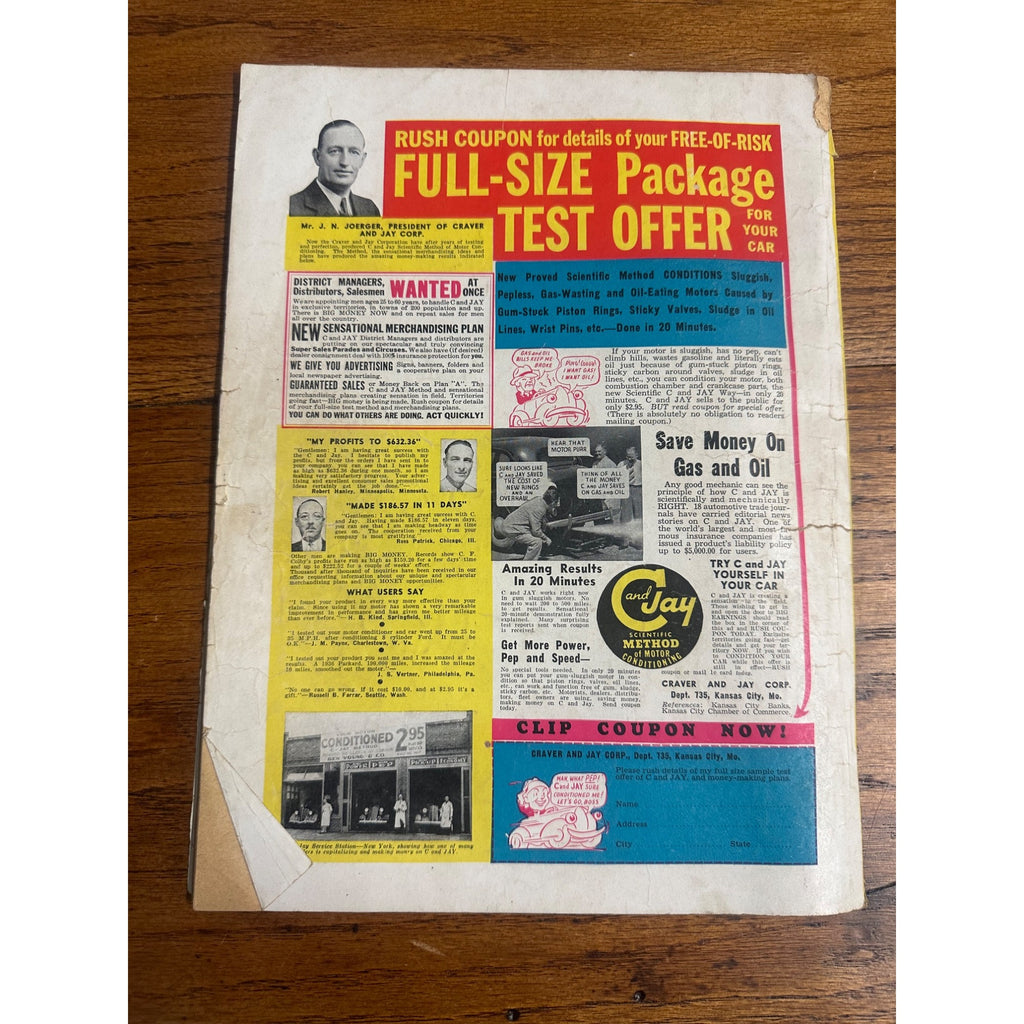 Inside Detective Magazine, December 1938, Vintage True Crime Stories, Pulp