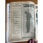 Inside Detective Magazine, December 1938, Vintage True Crime Stories, Pulp