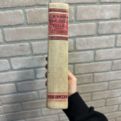 For Whom the Bell Tolls by Ernest Hemingway Scribner’s 1st Edition (1940)