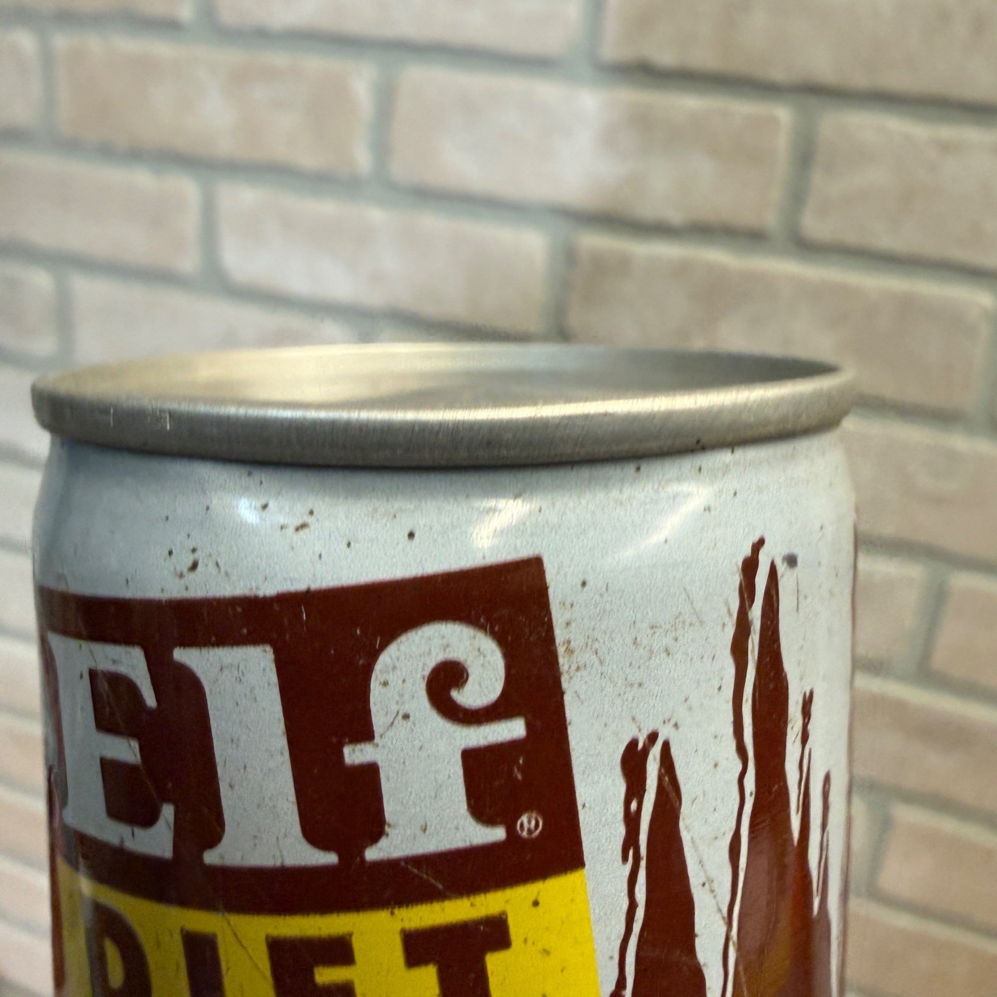 Vintage 1970s-80s Elf Root Beer Pull Tab Straight Soda Can