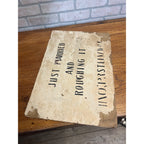 Vintage 1920's Art Deco Tennis Advertising Pebeco Tooth Paste Sign Dentistry