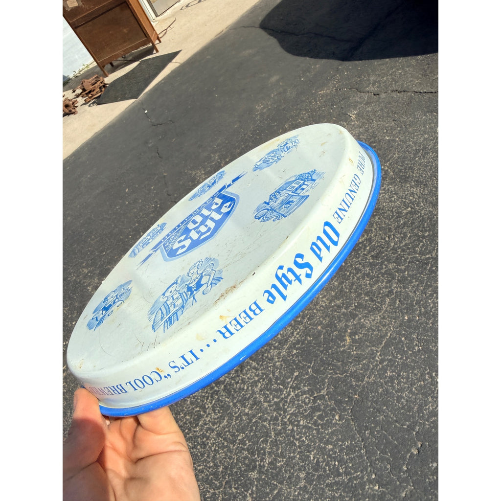 Vintage Heileman's Old Style Beer Lager Metal Advertising Bar Tray