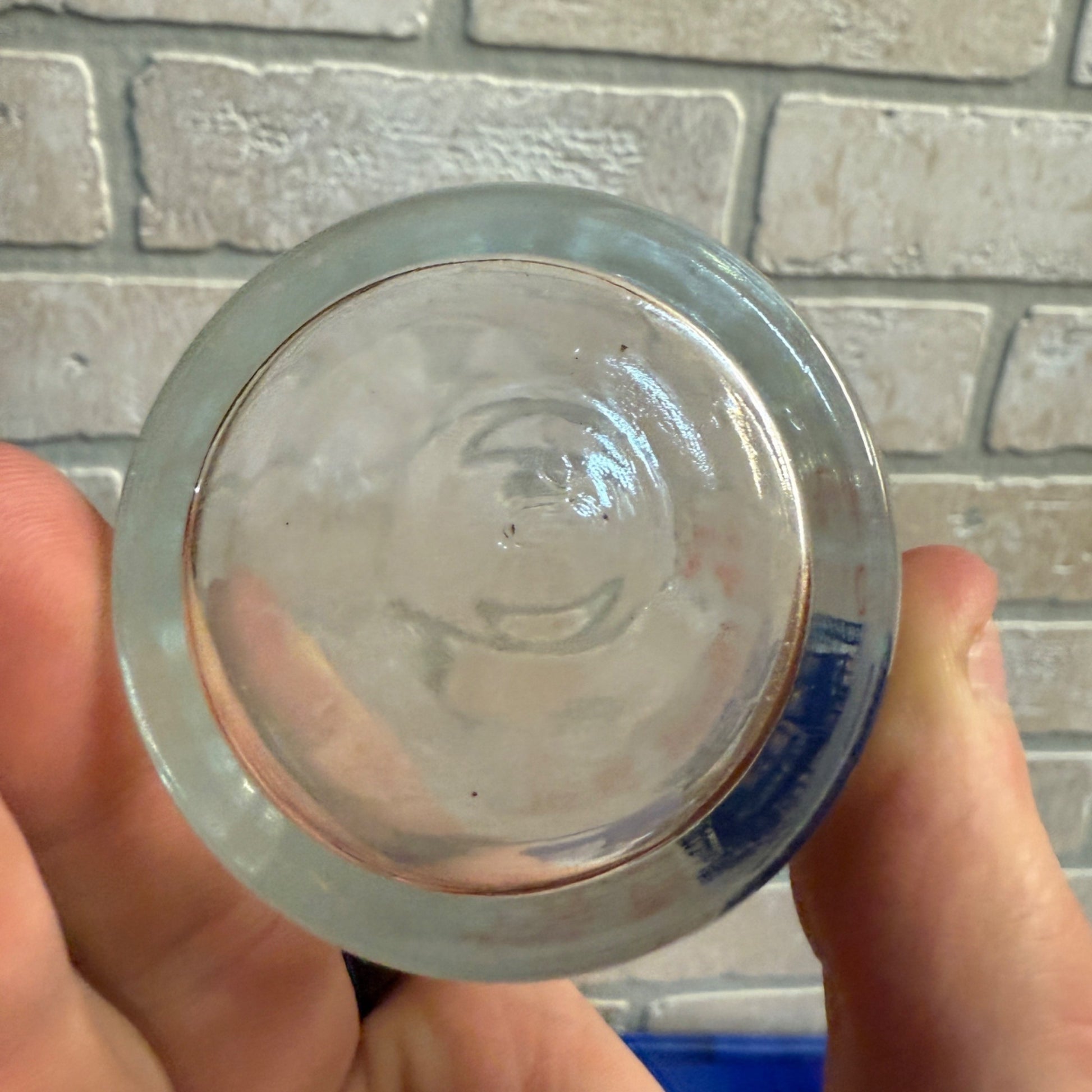 Vintage Pabst Blue Ribbon Original Beer Glass 4" Shorty Chaser 6 oz PBR 5 cent