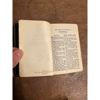 Vintage 1900s New Testament Holy Bible + German Song Book Leather Bound