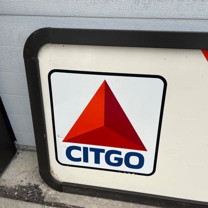 Vintage 1970s Citgo Metal Advertising Sign Automotive Service Station Cities Service #1