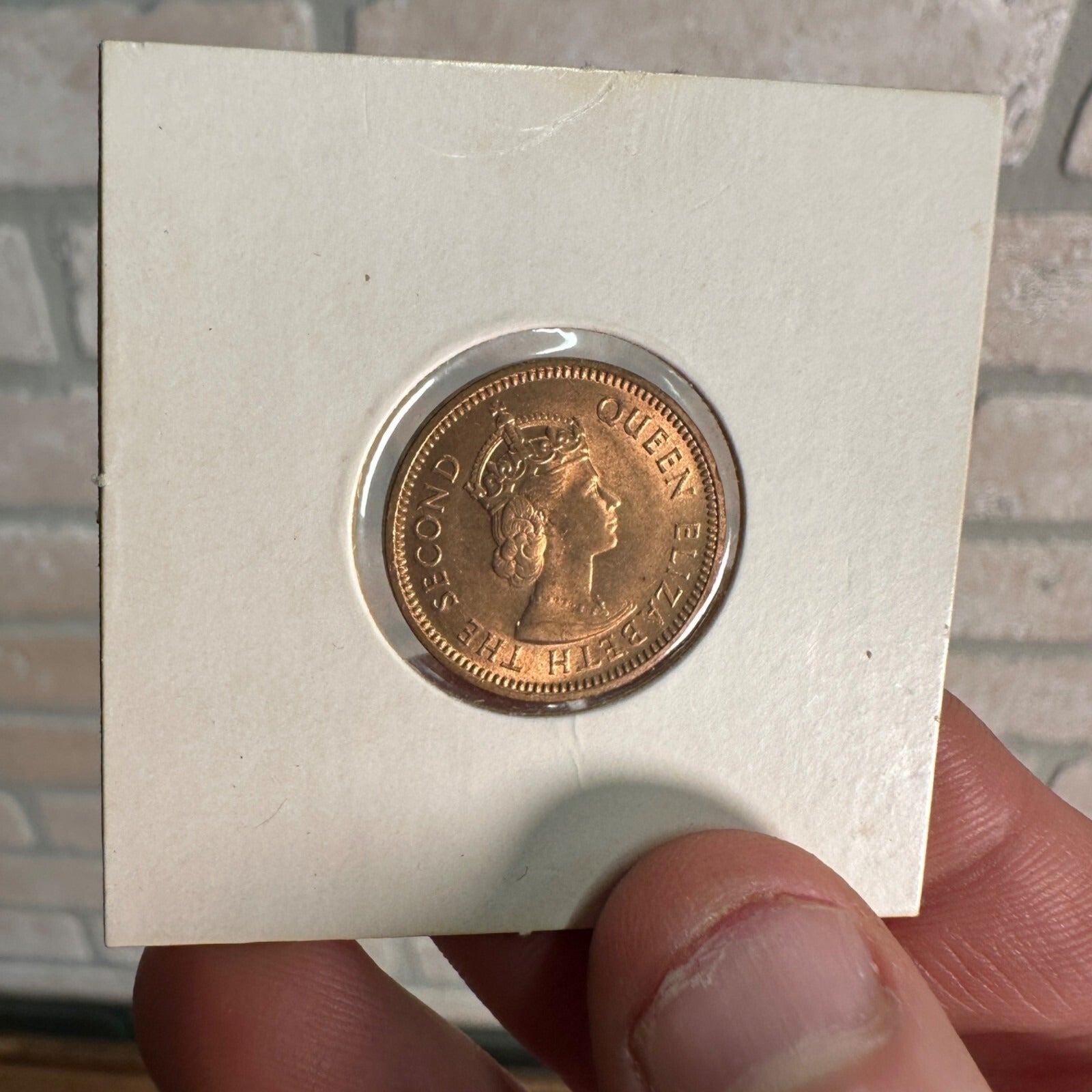 1958 British East Caribbean Bronze Half Cent Uncirculated w/ Original Packaging