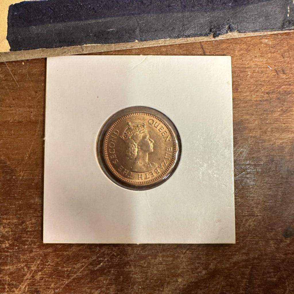 1958 British East Caribbean Bronze Half Cent Uncirculated w/ Original Packaging