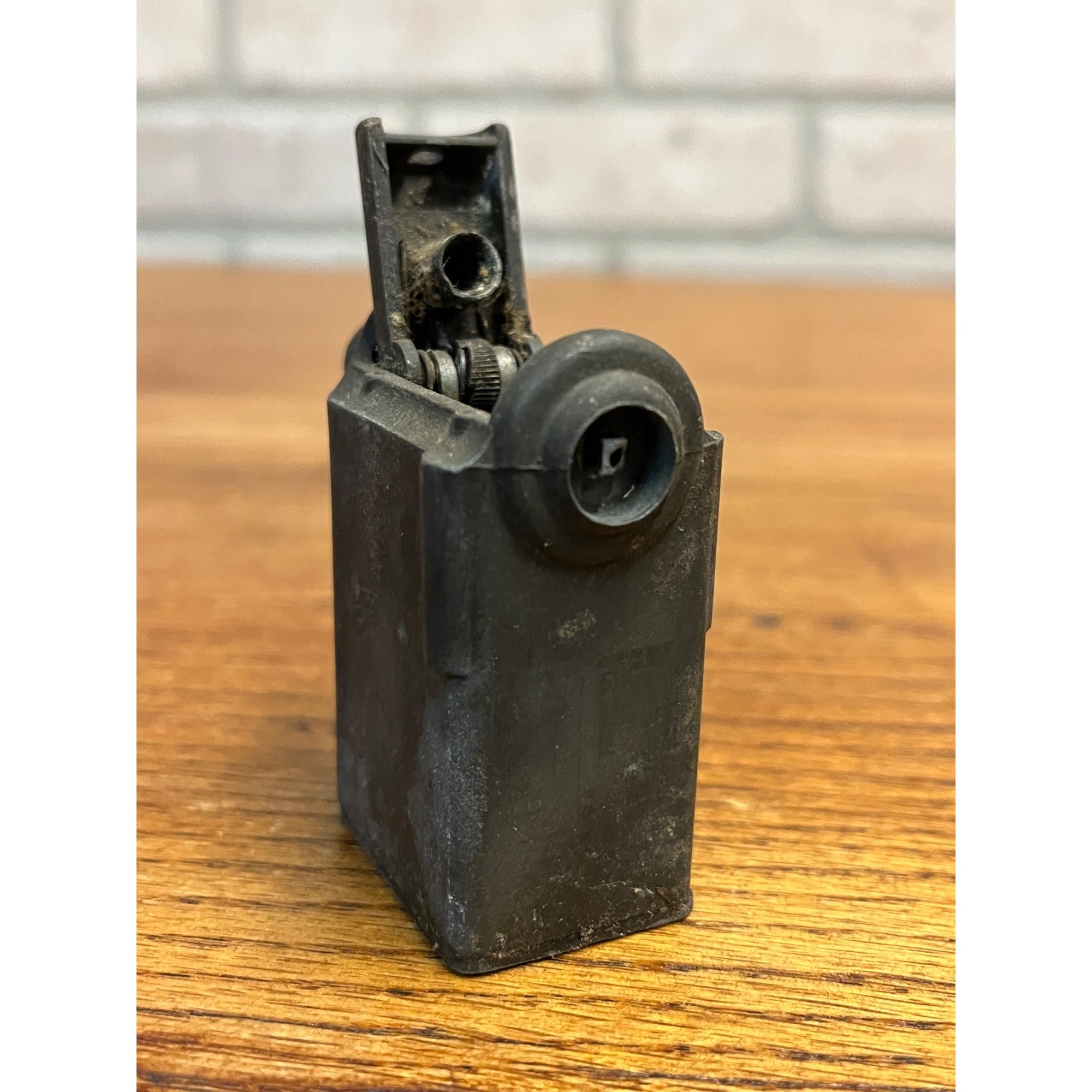 Antique Vintage Table Lighter Insert for Figural Negbaur Artillery Cannon Parts