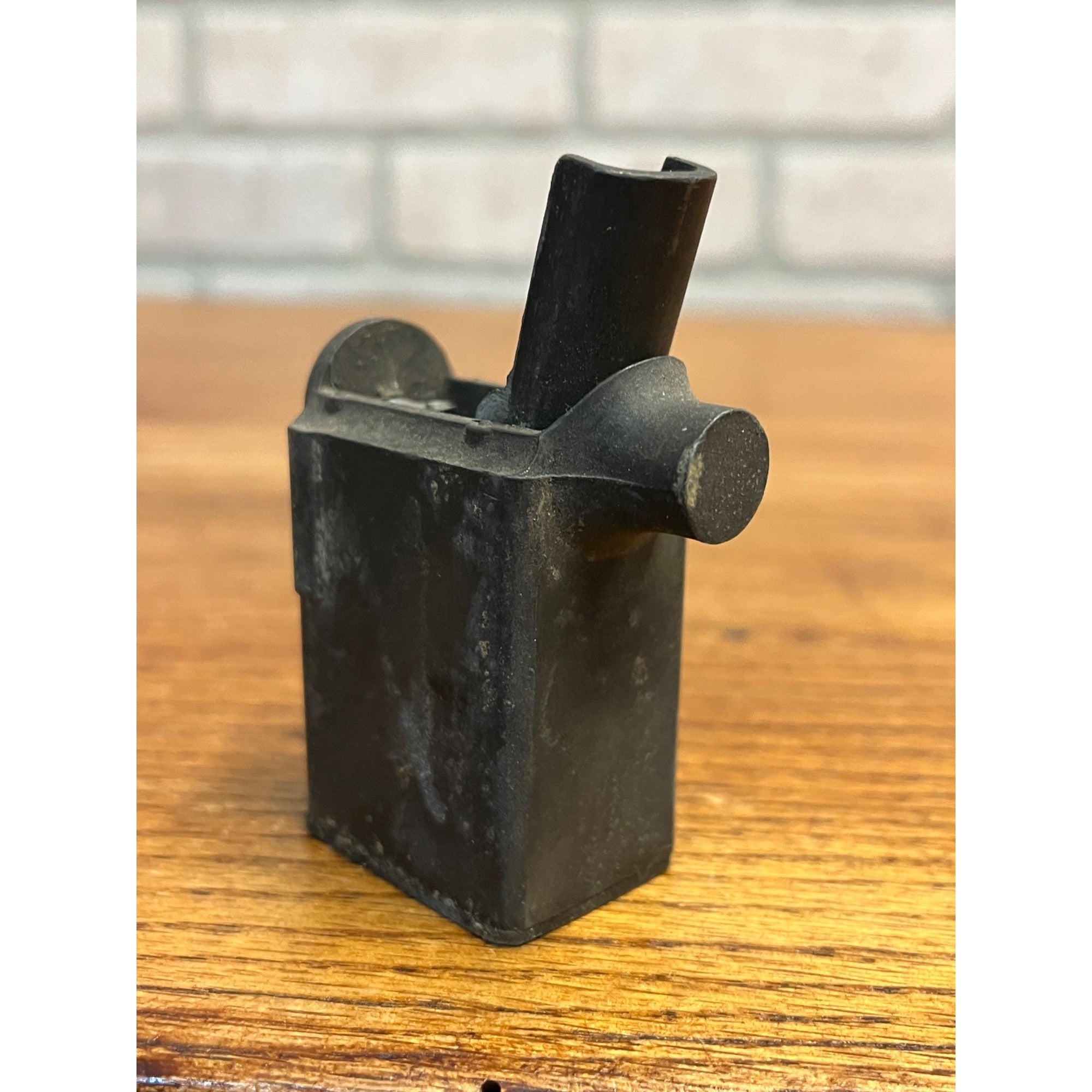 Antique Vintage Table Lighter Insert for Figural Negbaur Artillery Cannon Parts