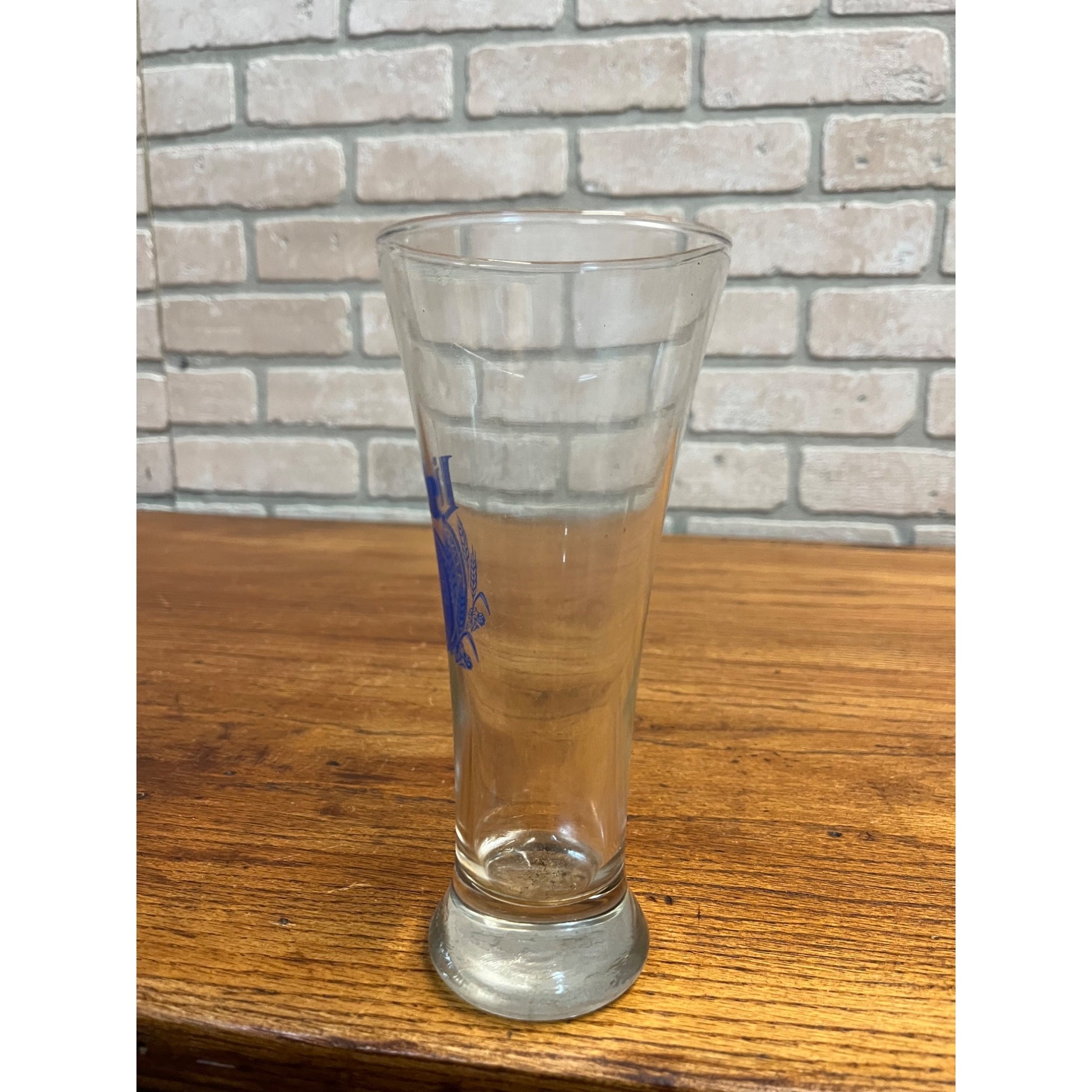 Vintage Miller Lite Beer 7-1/4" Pilsner Sham Glass Bar Pub
