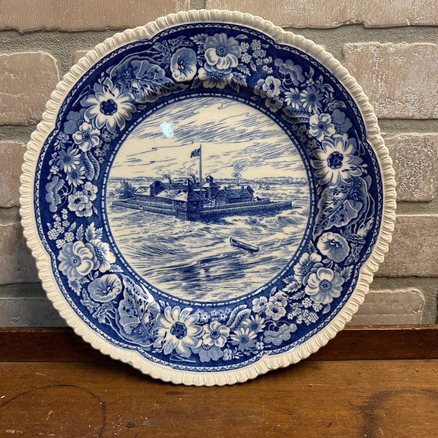 Vintage Royal Cauldon England Fort Dearborn 10.5' Plate Carson Pirie Scott