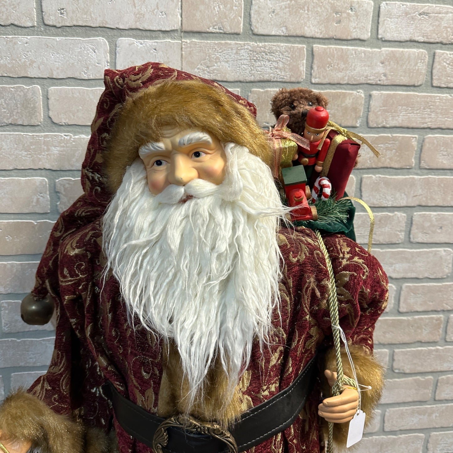 Vintage Style 3ft Christmas Santa Figure Statue