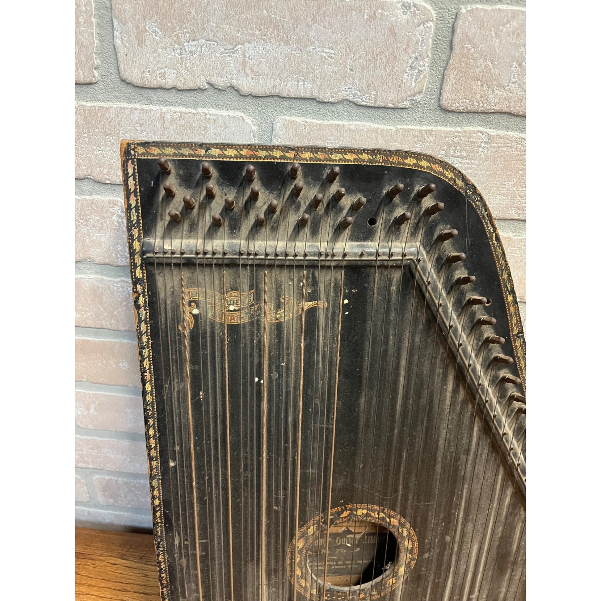 Antique Menzenhauer No. 2.5 Guitar Zither Wood Musical String Instrument