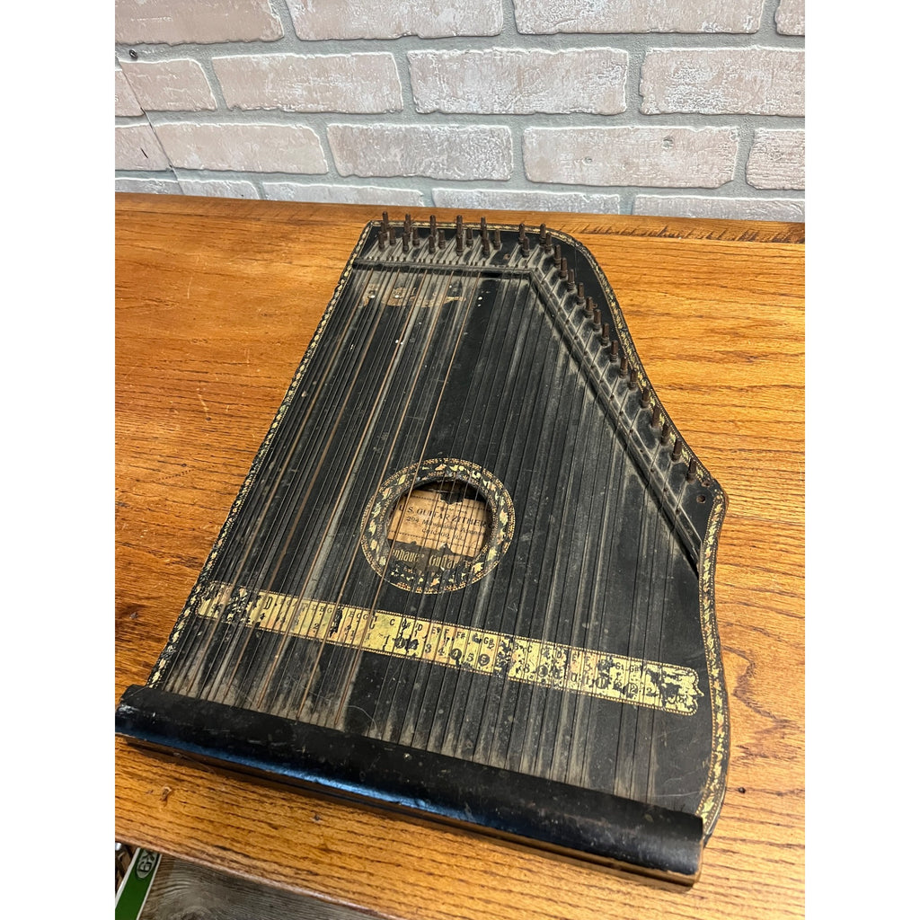 Antique Menzenhauer No. 2.5 Guitar Zither Wood Musical String Instrument