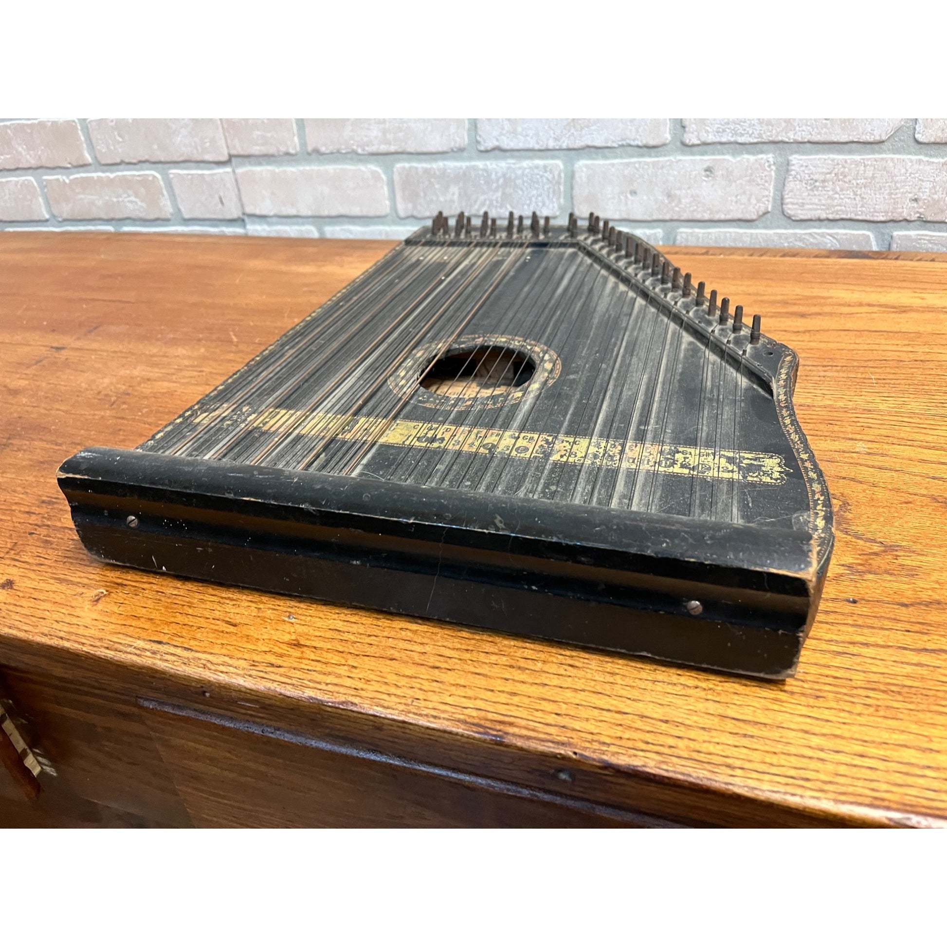 Antique Menzenhauer No. 2.5 Guitar Zither Wood Musical String Instrument