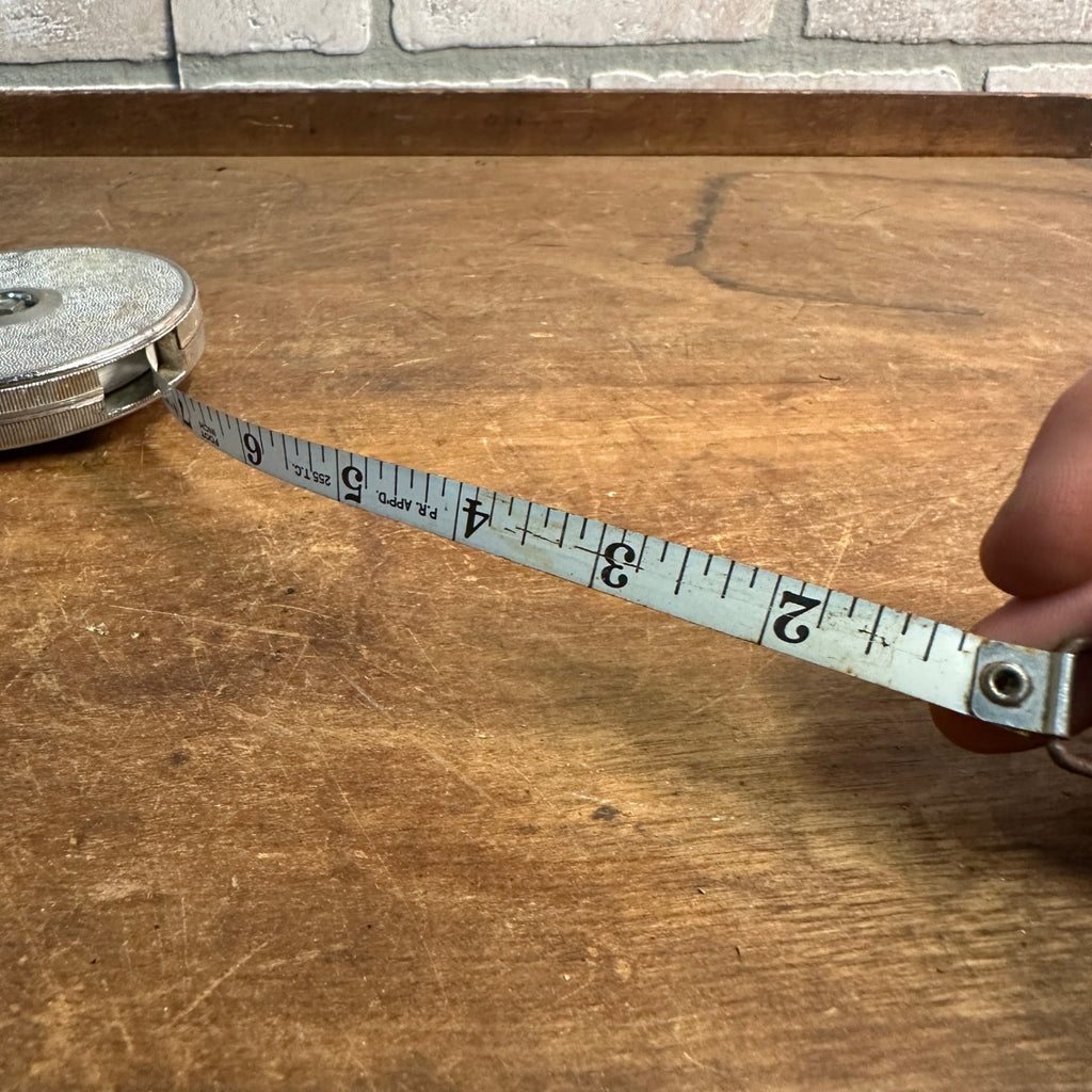 GLOBEMASTER 50FT STEEL TAPE MEASURE VINTAGE MADE IN USA #63400