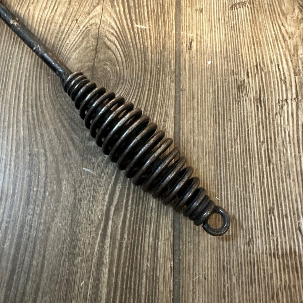 Vintage Welding Chisel Chipping Hammer Tool w/ Spring Coil Handle