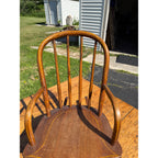 Antique Primitive Child's Windsor Rocking Chair Bentwood Colonial Revival AAFA