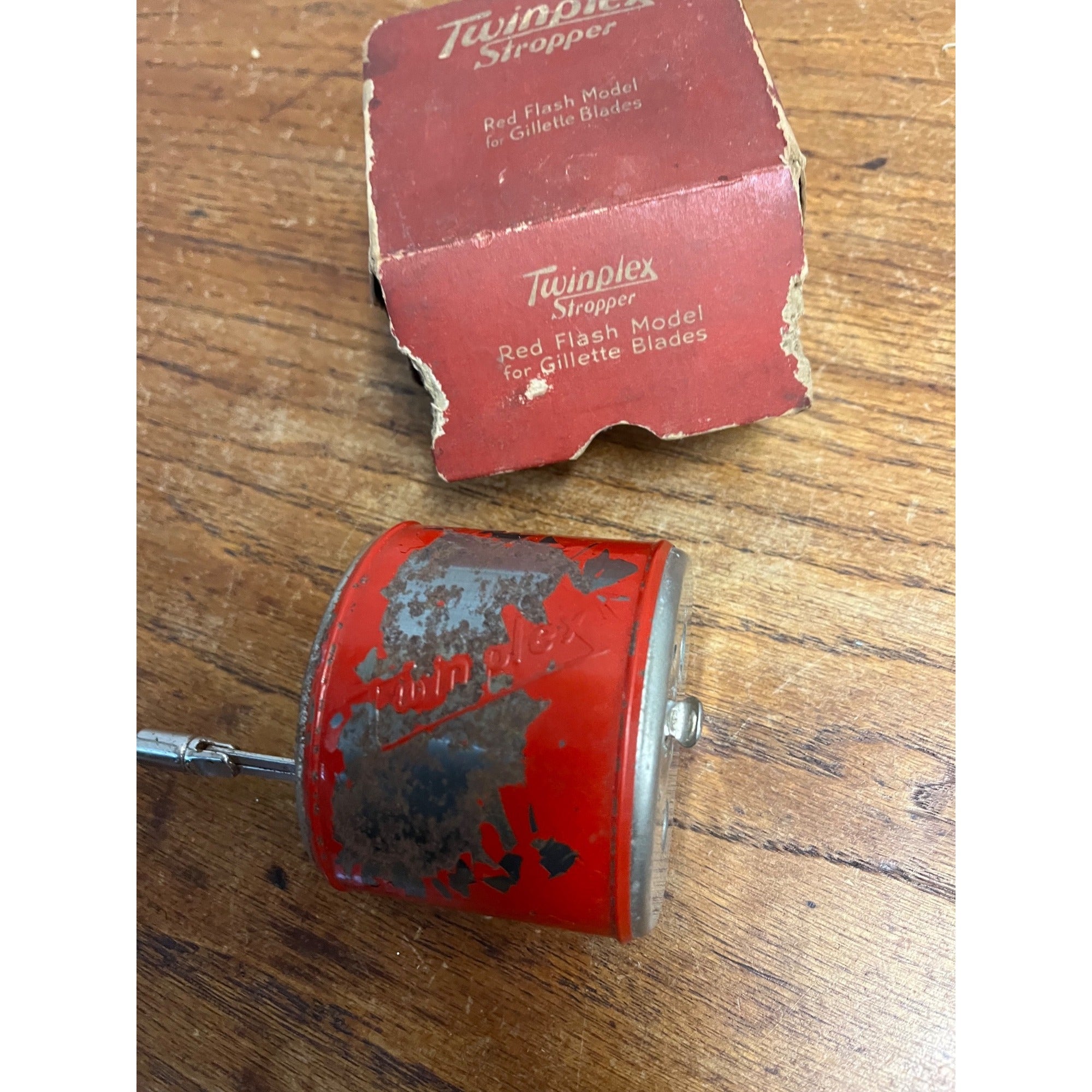 Vintage Barber Twinplex Stroppers Razor Strop Barber Shop Decor
