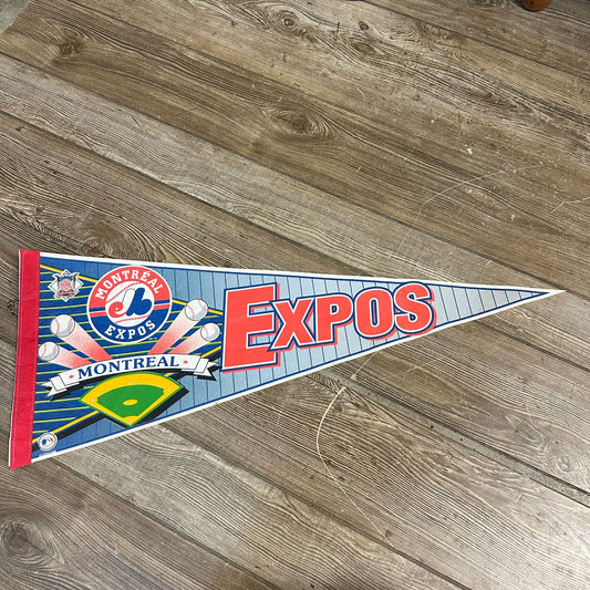 MONTREAL EXPOS 30" FULL SIZE PENNANT WINCRAFT MLB BASEBALL