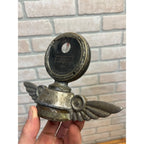 Vintage Boyce MotoMeter Flying Wing Universal Radiator Cap Hood Ornament Auto Car