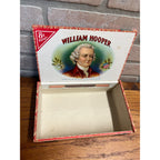 Vintage William Hooper Cigar Box, E. C. Schmidt Maker, Appleton, Wisconsin