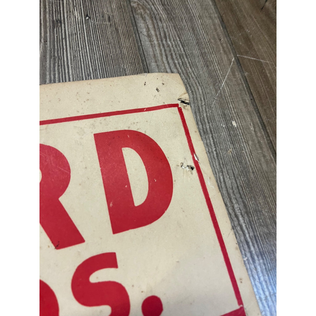 Vintage Ford Bros Circus Broadside Paper Poster Sign Promo Wisconsin