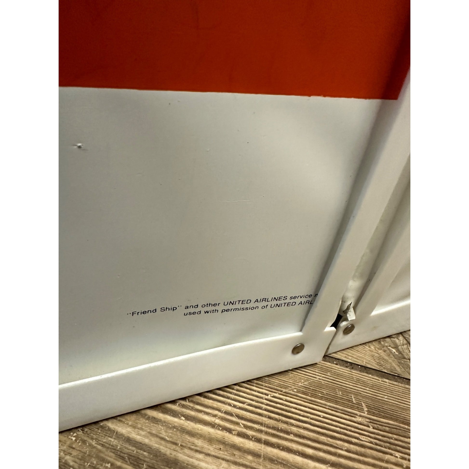 VINTAGE BARBIE FRIEND SHIP AIRPLANE CASE 1970S MATTEL #8639 UNITED AIRLINES