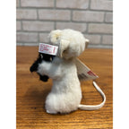 Steiff Peky Mouse w/ Teddy Bear 540/1500, #006852  Doll Figure + Ear Tag, Ribbon