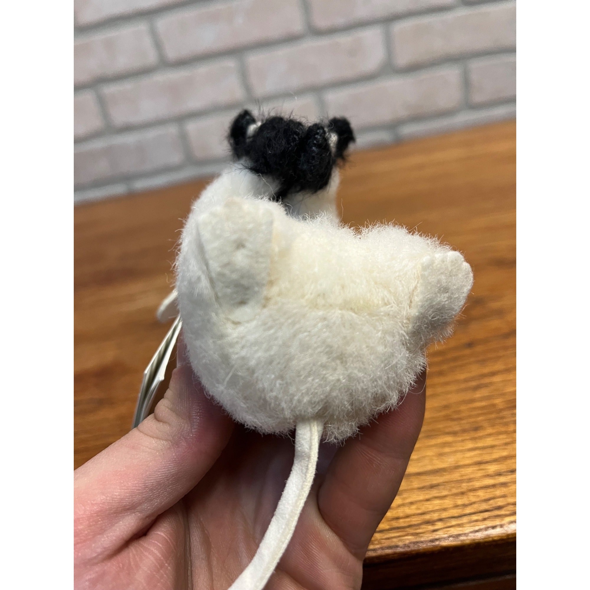 Steiff Peky Mouse w/ Teddy Bear 540/1500, #006852  Doll Figure + Ear Tag, Ribbon