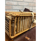 Original Vintage 1940s WWII Swiss Pigeon Bird Carrier Cage Crate