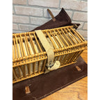 Original Vintage 1940s WWII Swiss Pigeon Bird Carrier Cage Crate