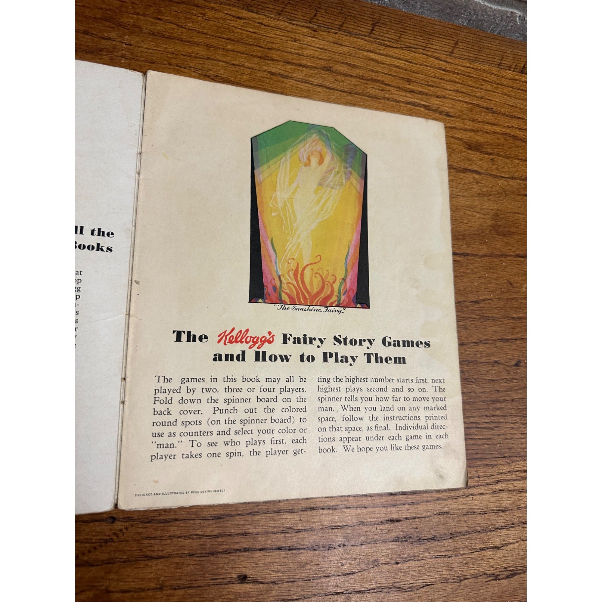 Vintage 1931 Kellogg's Story Book of Games Advertising Premium Black Sambo