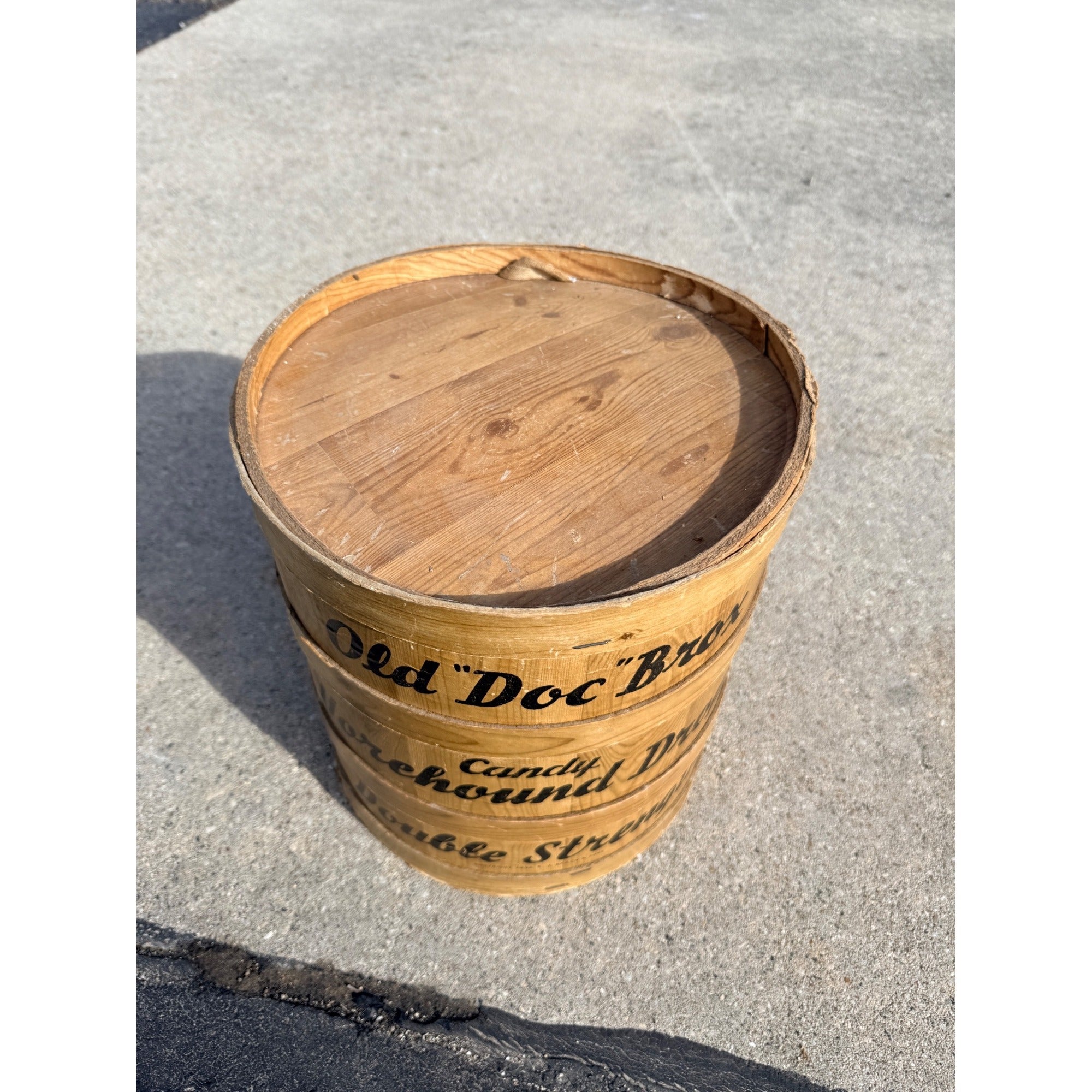 Vintage 1936 Brach and Son's Old "Doc" Brox Candy Store Display Brachs Container