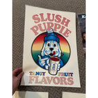 Vintage 1980s Slush Puppie Advertising Promo Posters Signs Lot (5) Retro