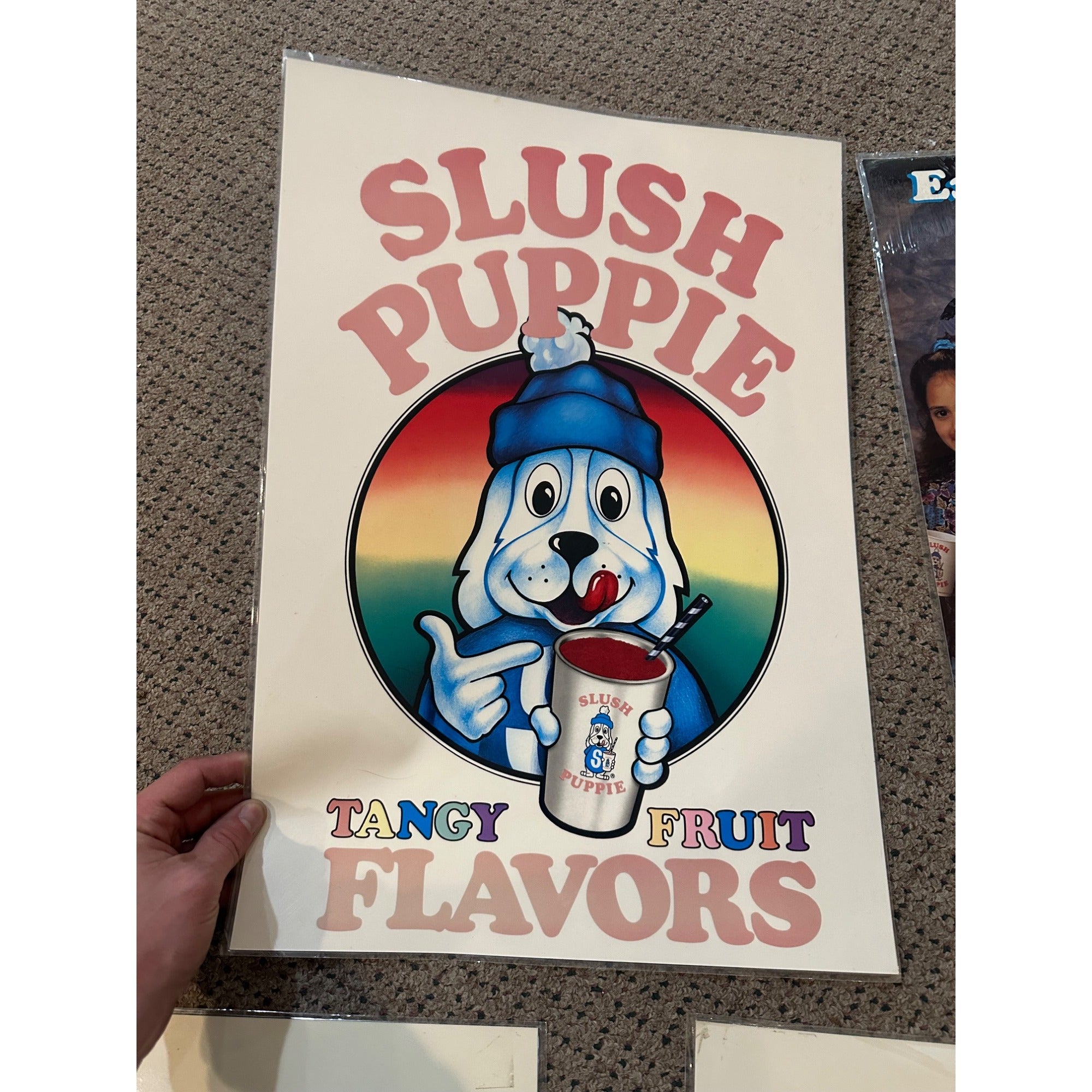 Vintage 1980s Slush Puppie Advertising Promo Posters Signs Lot (5) Retro