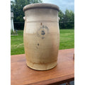 Antique 5 Gallon Stoneware Buuter Churn Crock Ohio Pottery Salt Glazed