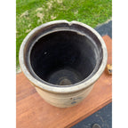 Antique 5 Gallon Stoneware Buuter Churn Crock Ohio Pottery Salt Glazed