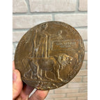 WW1 Memorial Death Penny Named Lance Corporal Gail Layton Dennis WWI World War